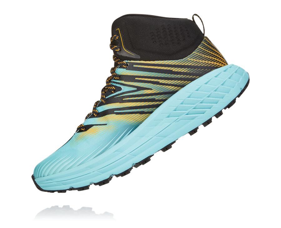 Tenis Trail Hoka One One Feminino Azuis - Speedgoat Mid Gore-Tex 2 - 691-BYJODQ